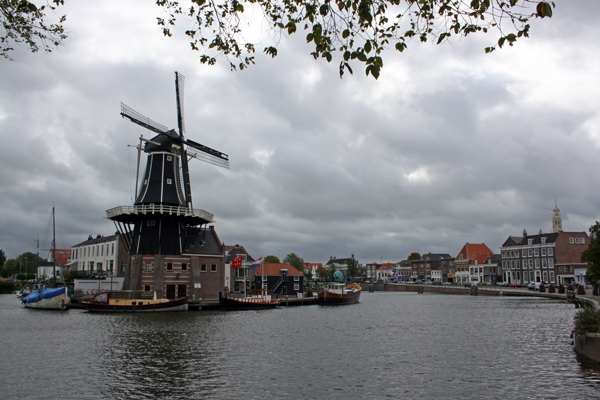 Windmill in Haarlem, Netherlands